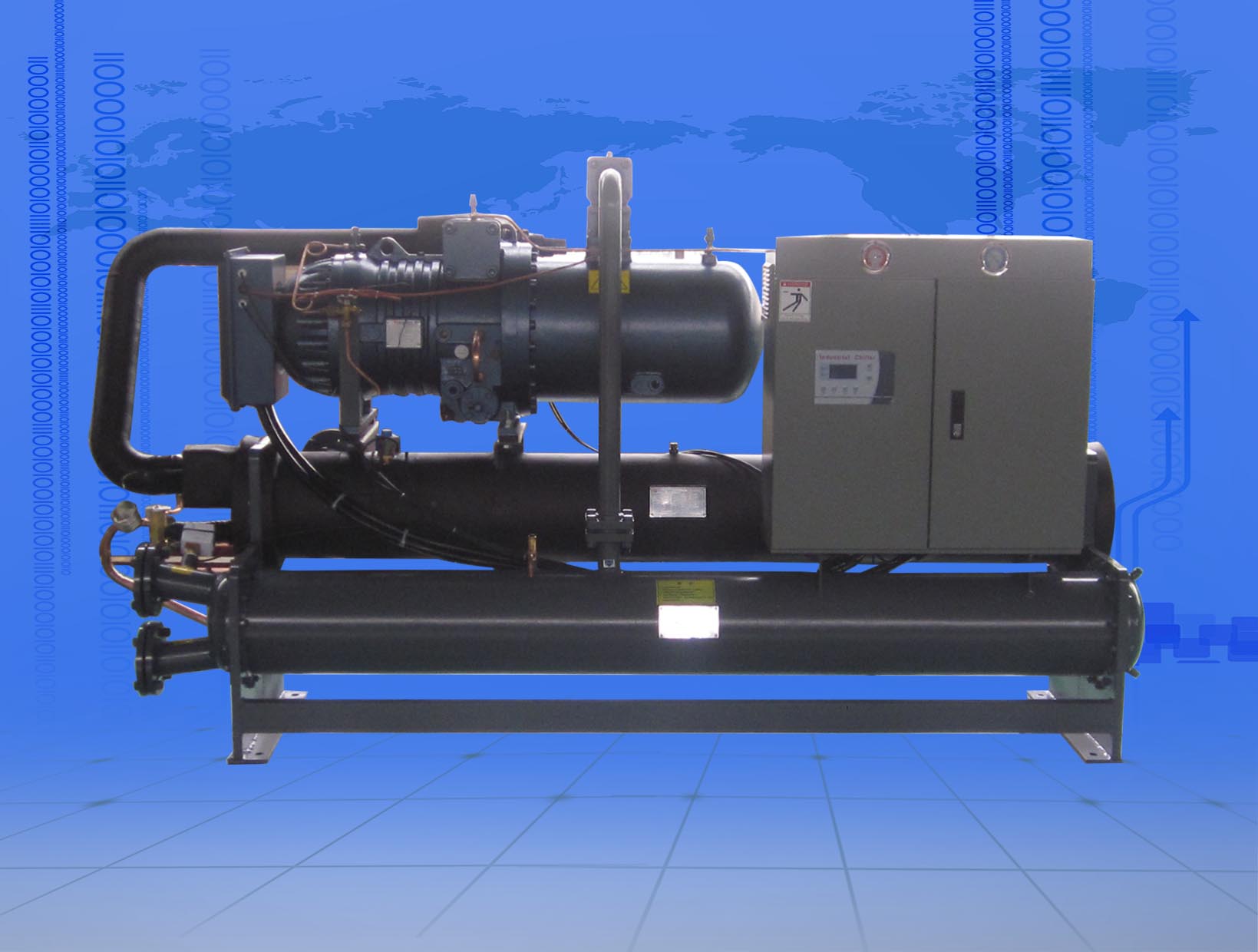 水冷單機(jī)頭螺桿冷水機(jī)組